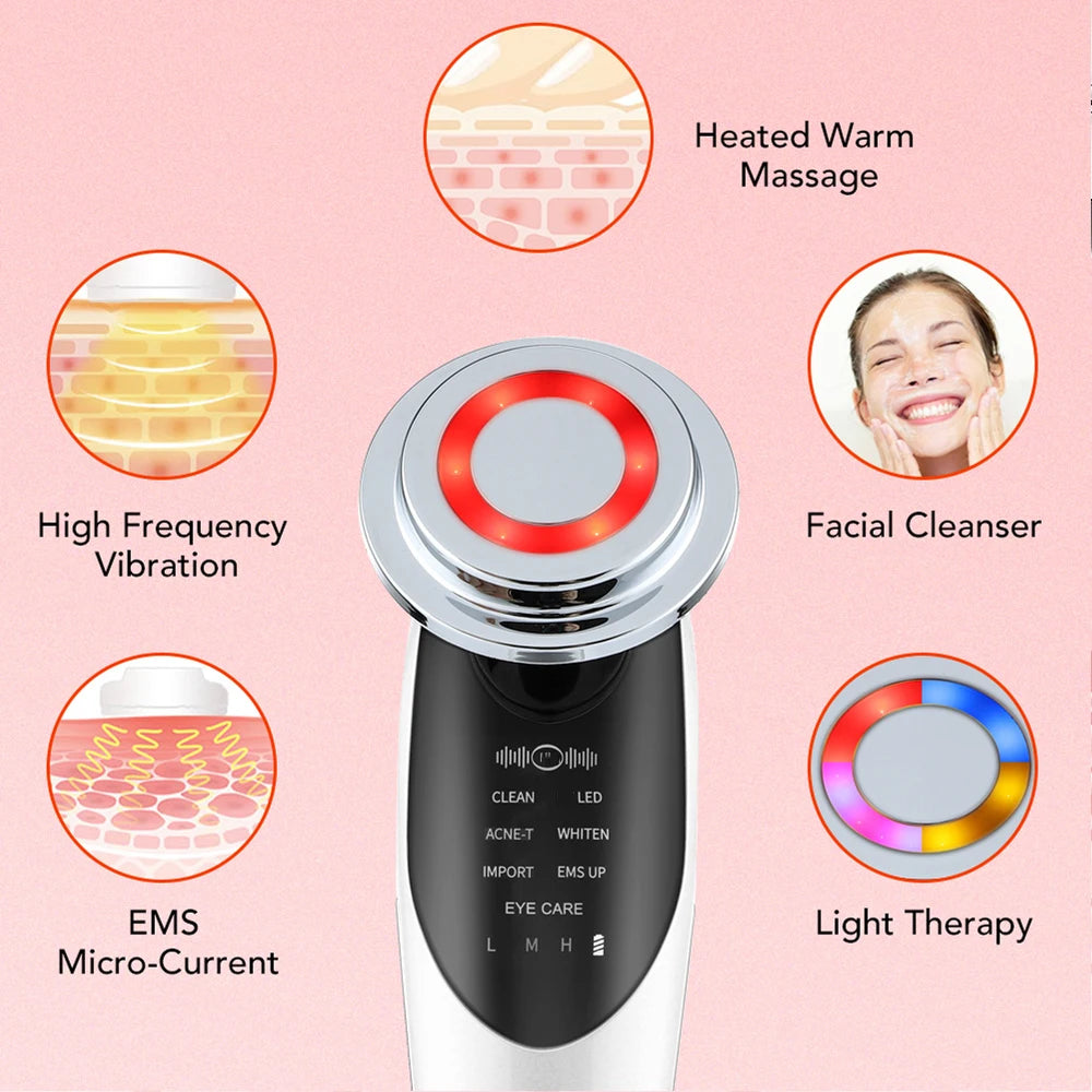 7-in-1 RF EMS Facial Lifting Tool