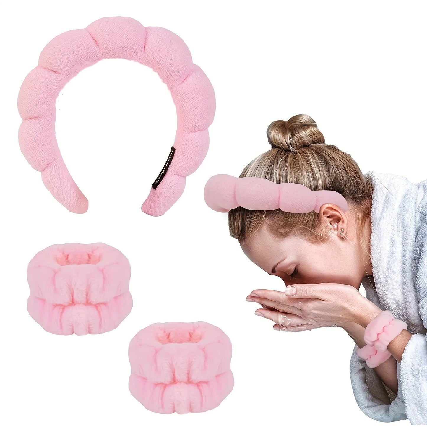 Headband & Wristbands Set