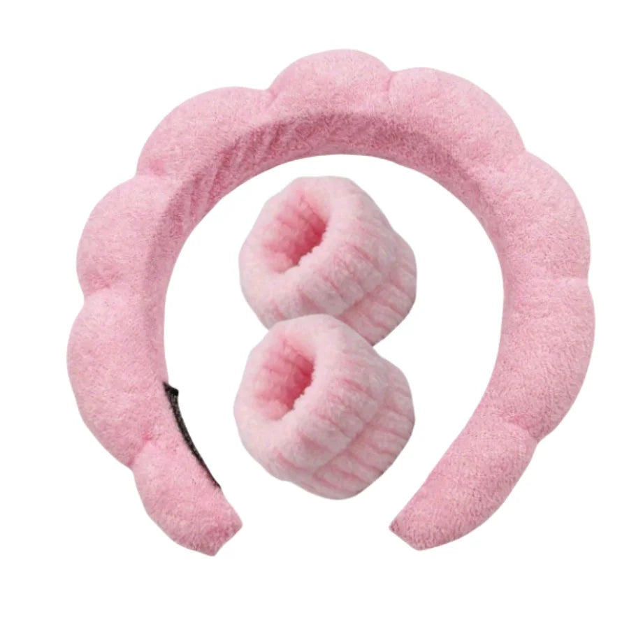 Headband & Wristbands Set