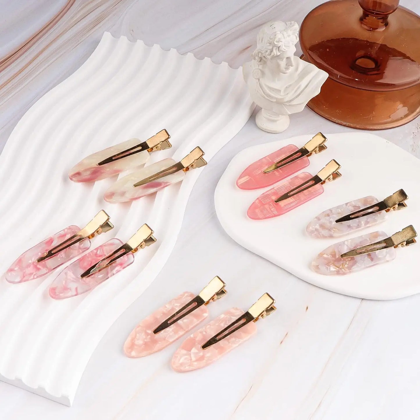 10PCS Creaseless Hair Clips