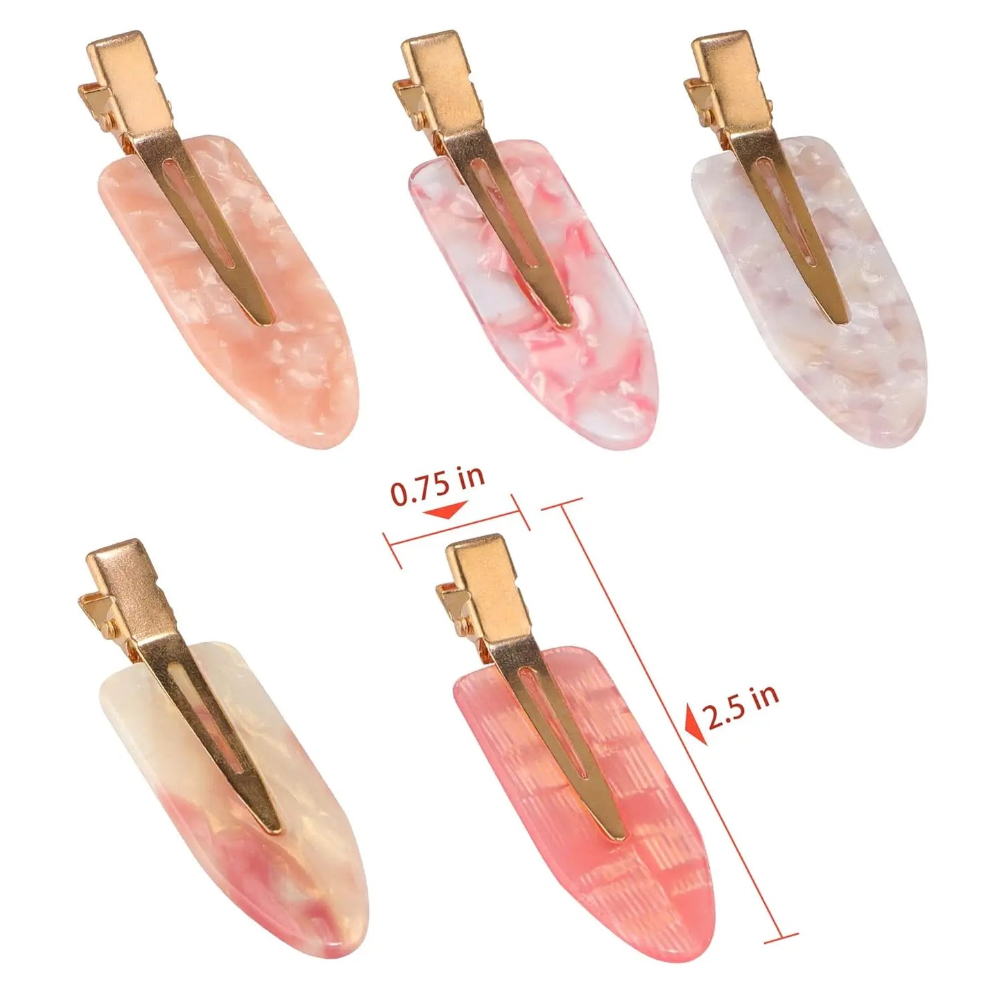 10PCS Creaseless Hair Clips