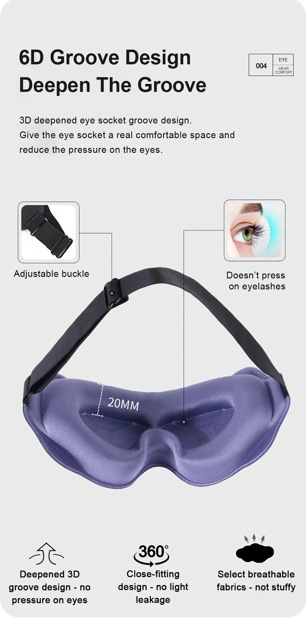 Memory Foam Sleep Mask