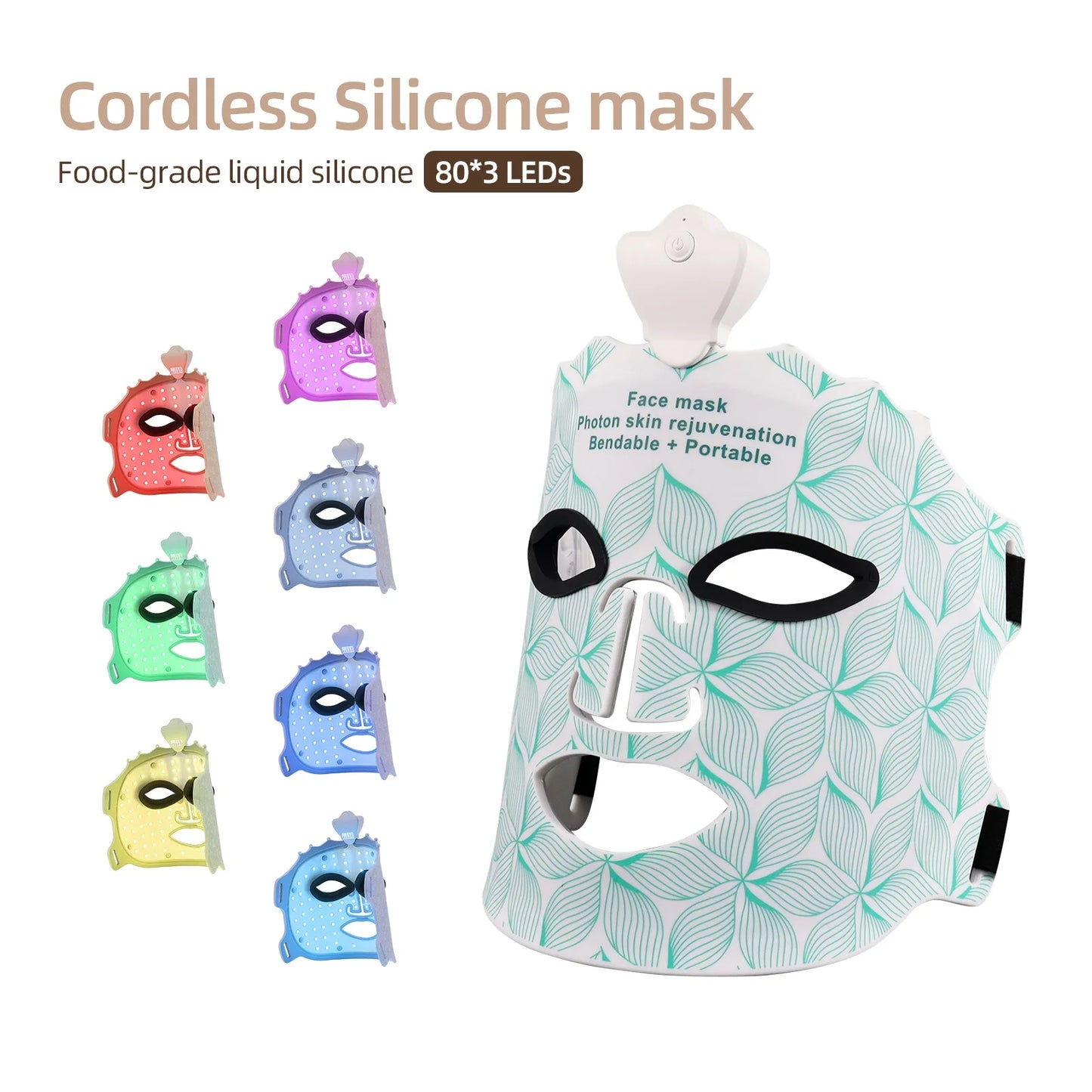 7-in-1 Silicone LED Face Mask
