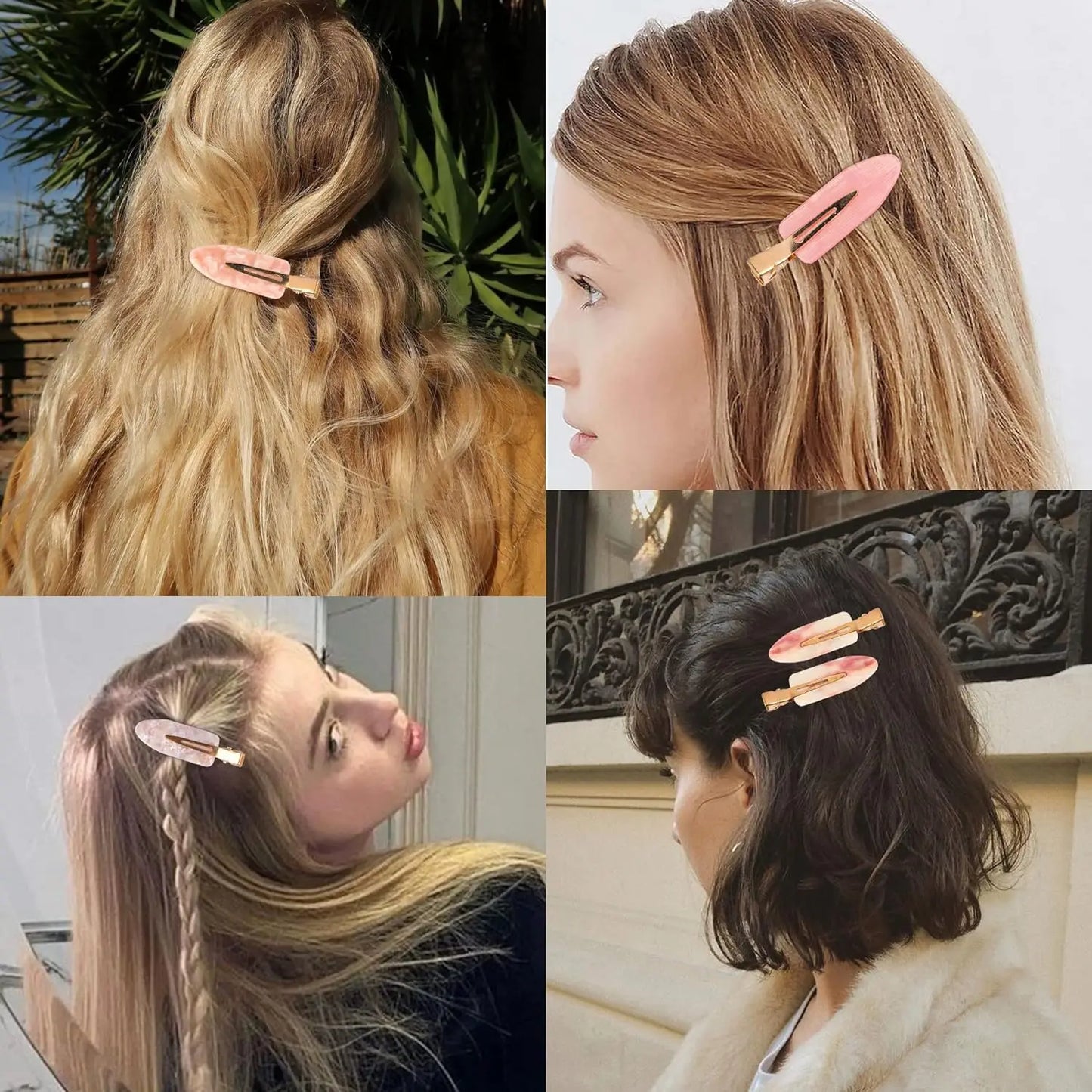 10PCS Creaseless Hair Clips